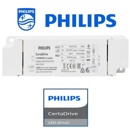 Downlight LED 40W Circulaire- Philips CertaDrive - CCT - UGR13 - IP65