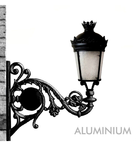 Støtte for LED gatelampe - Slott - Aluminium - 65cm