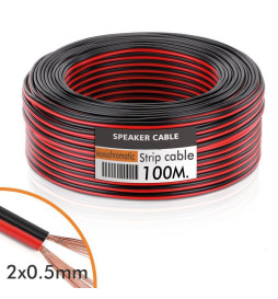 Ljudkabel LED Strip 2x0,5 mm 100 meter