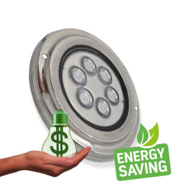 LED Spotlight Under Vattnet - 18W - DC12V -  IP68 - Rostfritt stål