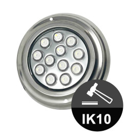 LED-Strahler Unterwasser -36W - DC12V - IP68 - Rostfreier Stahl