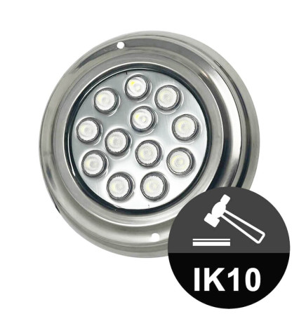 Projecteur LED Piscine - 36W - DC12V - IP68 - Acier inoxidable