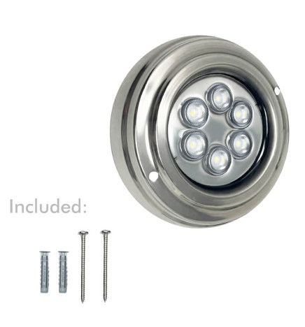 Vedenalainen LED-Valaisin - 18W - DC12V - IP68 - Ruostumaton teräs