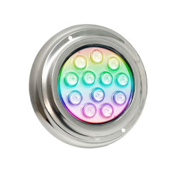 LED Spotlight Under Vattnet  RGB - 36W - DC12V -  IP68 - Rostfritt stål
