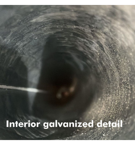 Søyle URBAN - Galvanisert- 3 meter - 4 meter