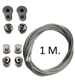 Wireophäng för Upphängningsskena - 1 meter
