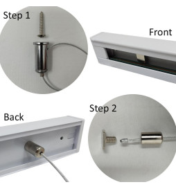 Kit de Suspension pour Rail de Suspension - 1 mètre