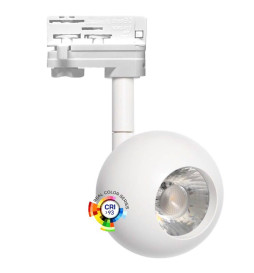 LED-Skinnespot 10W FENIX - Hvid - 3-faset skinne - CRI+93