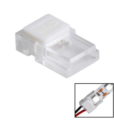 Kontakt för COB + SMD LED-remsor - 8mm - IP20