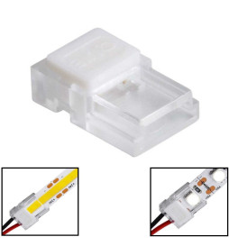 Connettore per strisce LED COB + SMD - 8mm - IP20