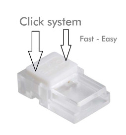 Connecteur pour rubans LED COB + SMD  - 8mm - IP20