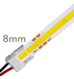 Kontakt för COB + SMD LED-remsor - 8mm - IP20