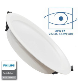 LED-Alasvalo 44W Pyöreä - Philips CertaDrive- CCT - UGR17