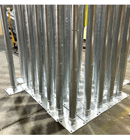 Gadelyssøjle URBAN - Galvaniseret - 3 meter - 4 meter