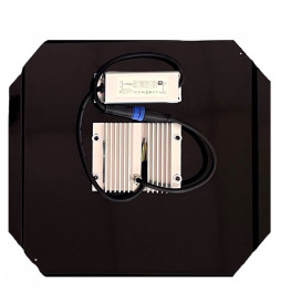 Optisk LED-modul 40W Bridgelux for gatelys + Stålplate