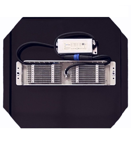 LED Modul 50w MAGNUM Bridgelux 136ºx78º + Stahlplatte