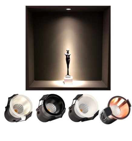 Empotrable LED 6W  Bridgelux Chip  -  40° - UGR11