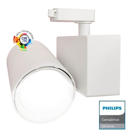 Faretto LED 40W MADRID Bianco PHILIPS Driver binario Monofase CRI+98
