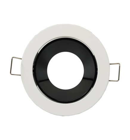 Aro Ronda Basculante para lámpada GU10  MR16 - Ø85mm - Alumínio