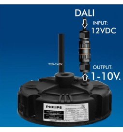 Omvandlare  1-10V signal till DALI för LED-belysning
