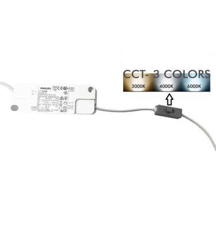LED Downlight 40W Cirkulär - Philips CertaDrive - CCT - UGR13 - IP65