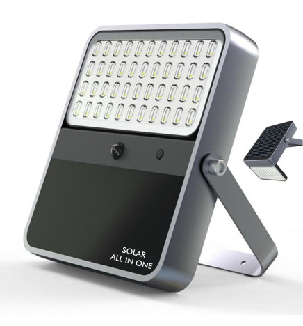 Proiettore a LED Esterno  SOLARE 100W - ALL IN ONE- 5000K