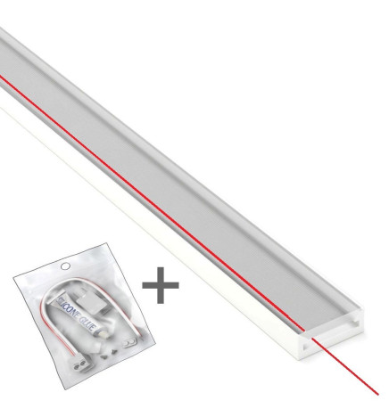 NEON Slim Silikon LED Profil for PCB - 10mm