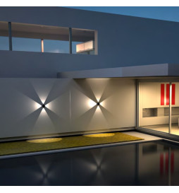 Applique Parete LED E27 GOTEBURGO GRIGIO Esterno