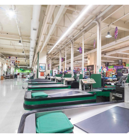 LED Strahler 66W - LINEAR ARENDAL - Weiß -  3-Phasen Schienensystem - 150cm