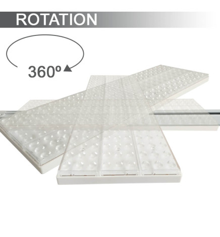 LED-spotlight 75W  - LINEAR  ARENDAL - Vit -  3-fas skena - 58cm
