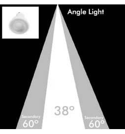 Spot  LED SMD 6W 38° GU10 - Osram Chip