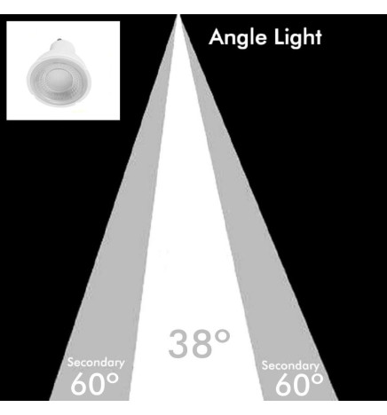 Lampadina LED GU10 SMD 6W 38º  Osram Chip