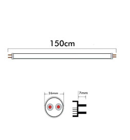 Tubo LED 25W Cristal 150cm T8 - 160 Lm/W - MAX LUMENS - 4000Lm