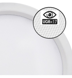 LED-Alasvalo 12W Pyöreä - OSRAM CHIP DURIS E 2835 - CCT - UGR17