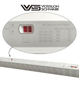 LED-valonheitin 66W - LINEAR  ARENDAL - Valkoinen 3-vaiheinen - 150cm