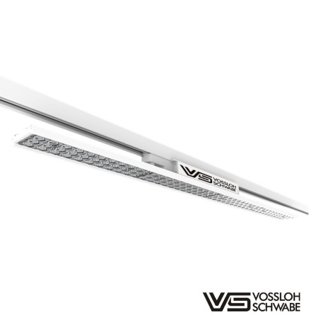 LED-spotlight 66W  - LINEAR  ARENDAL - Vit -  3-fas skena - 150cm