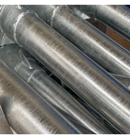 Columna Troncocónica Galvanizada -  6 metros