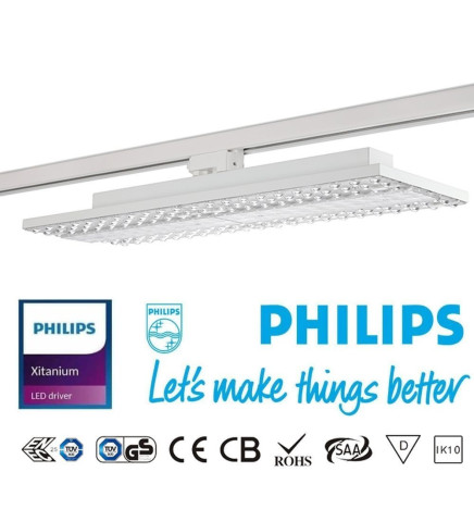 Foco LED 75W LINEAR  ARENDAL Calha TRIFASICO - 58cm