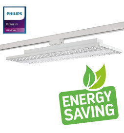 LED skinnespot 75W - LINEÆR  ARENDAL -   Hvit 3-fase - 58cm