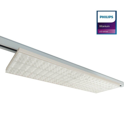 Spot LED 75W  - LINEARE ARENDAL - Blanc rail TRIPHASÉ - 58cm