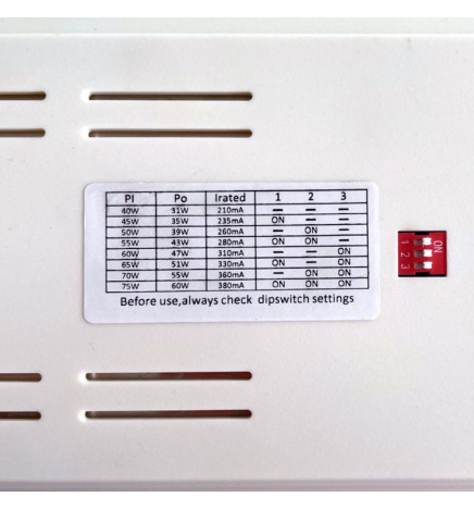 LED skinnespot 75W - LINEÆR  ARENDAL -   Hvit 3-fase - 58cm