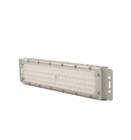 Lampione stradale - staffa a parete - LED 50W Wanda - Rettangolare