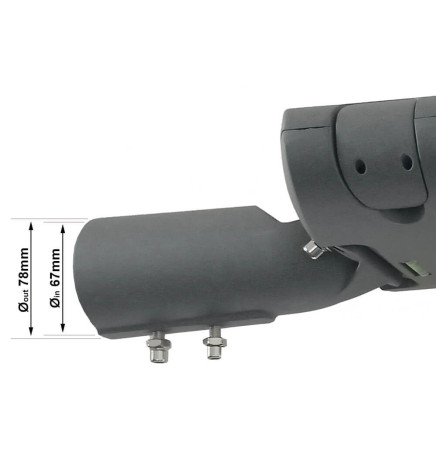 LED-katuvalo 100W CAPRI Philips Driver-Himmennettävä SMD5050 240Lm / W