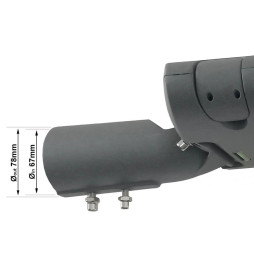 LED-gatubelysning 150W CAPRI Philips Driver Programmerbar SMD5050 240Lm / W