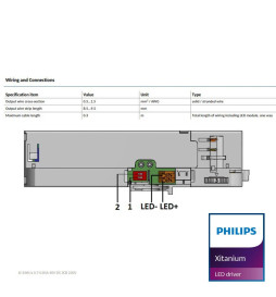 LED Driver - Philips XITANIUM - for 3-phase track XI 34W/a0.7-0.85A 40V DS 3CW 230V - 5 years warranty