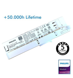 LED-driver - Philips XITANIUM - til trefaset spor XI 34W/a0.7-0.85A 40V DS 3CW 230V - 5 års garanti
