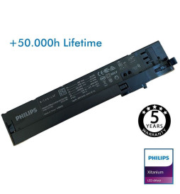 LED-ohjain - Philips XITANIUM - kolmivaiheiselle kiskolle 32W/a 0.7-0.8A 40V 3CB 230V  - 5 vuoden takuu