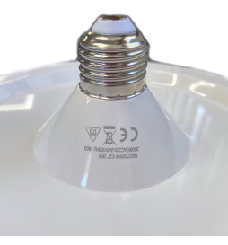 LED lampe - 26W - E27 - Plade - IP20