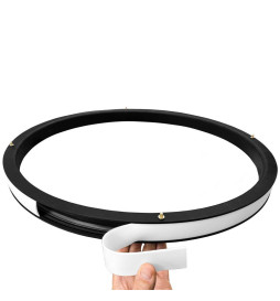 Lampada  sospensione a LED - Circolare Nero - 37W - SPACE VENUS - 60cm