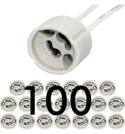 BOX Pack 50 sokkelasdapter GU10